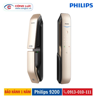 Khoá Cửa Vân Tay Philips 9200